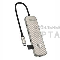 Переходник-хаб MOMAX ONELINK 9 in 1 mutil-funtion USB-C hub (DH18) Titanium