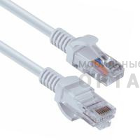 Патч-корд DEFENDER RJ45-05 Cat 5E, UTP, AWG24, PVC, 5м, белый (1/50/100) Патч-корд DEFENDER RJ45-05 Cat 5E, UTP, AWG24, PVC, 5м, белый (1/50/100)