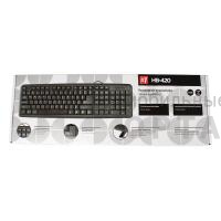 Клавиатура DEFENDER HB-420, полноразмерная, черный, USB Клавиатура DEFENDER HB-420, полноразмерная, черный, USB