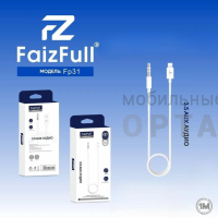 Переходник Aux-Type-C FaizFull FP31 White Переходник Aux-Type-C FaizFull FP31 White